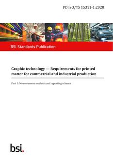 BS PD ISO/TS 15311-1:2020