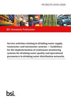 BS PD ISO/TS 24541:2020
