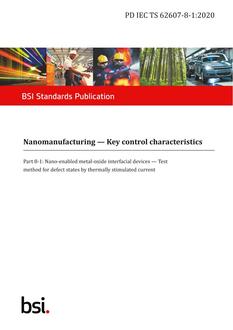 BS PD IEC TS 62607-8-1:2020