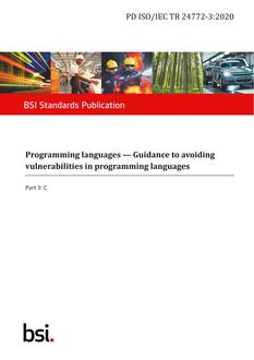 BS PD ISO/IEC TR 24772-3:2020