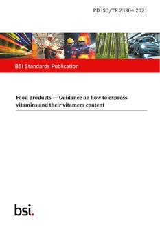 BS PD ISO/TR 23304:2021