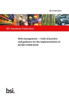 BS 31100:2021
