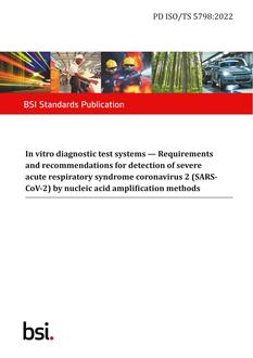 BS PD ISO/TS 5798:2022