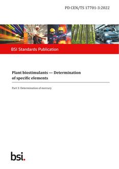 BS PD CEN/TS 17701-3:2022