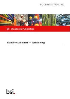 BS PD CEN/TS 17724:2022