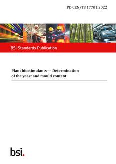 BS PD CEN/TS 17701:2022