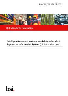 BS PD CEN/TS 17875:2022