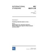IEC 60371-3-8 Amd.1 Ed. 1.0 en:2007