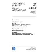 IEC 60404-8-6 Amd.1 Ed. 2.0 b:2007