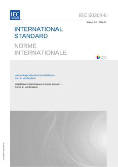 IEC 60364-6 Ed. 2.0 b:2016