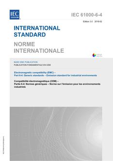 IEC 61000-6-4 Ed. 3.0 b:2018