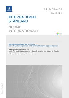 IEC 60947-7-4 Ed. 2.0 b:2019