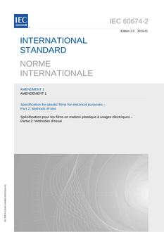 IEC 60674-2 Amd.1 Ed. 2.0 b:2019