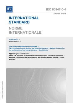 IEC 60947-5-4 Amd.1 Ed. 2.0 b:2019