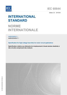 IEC 60644 Amd.1 Ed. 2.0 b:2019