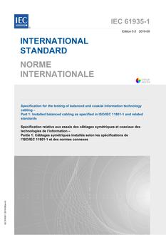 IEC 61935-1 Ed. 5.0 b:2019