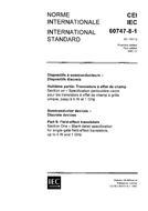 IEC 60747-8-1 Ed. 1.0 b:1987