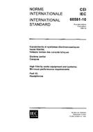 IEC 60581-10 Ed. 1.0 b:1986