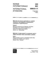 IEC 60835-1-1 Ed. 1.0 b:1990