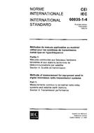 IEC 60835-1-4 Ed. 1.0 b:1992