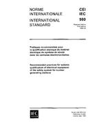 IEC 60980 Ed. 1.0 b:1989