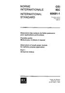 IEC 60681-1 Ed. 1.0 b:1980