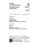 IEC 60598-2-1 Amd.1 Ed. 1.0 b:1987