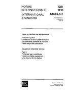 IEC 60605-3-1 Ed. 1.0 b:1986
