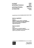 IEC 60404-8-8 Ed. 1.0 b:1991