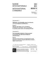 IEC 60107-5 Amd.1 Ed. 1.0 b:1999