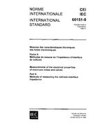 IEC 60151-9 Ed. 1.0 b:1966