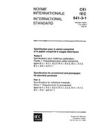 IEC 60641-3-1 Ed. 1.0 b:1992