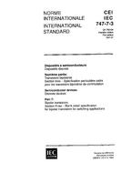 IEC 60747-7-3 Ed. 1.0 b:1991