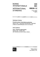 IEC 60839-1-2 Ed. 1.0 b:1987