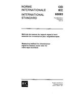 IEC 60883 Ed. 1.0 b:1987