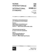 IEC 61020-3-1 Ed. 1.0 b:1991