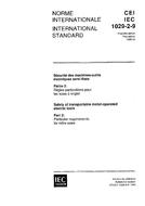 IEC 61029-2-9 Ed. 1.0 b:1995