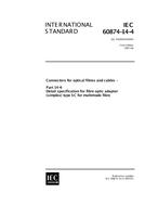 IEC 60874-14-4 Ed. 1.0 en:1997