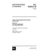 IEC 61029-2-10 Ed. 1.0 en:1998