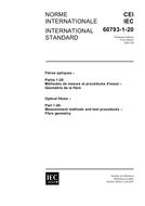 IEC 60793-1-20 Ed. 1.0 b:2001