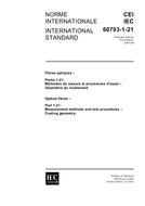 IEC 60793-1-21 Ed. 1.0 b:2001