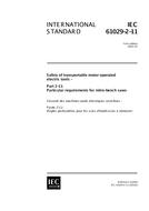 IEC 61029-2-11 Ed. 1.0 en:2001