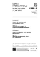 IEC 61029-2-3 Amd.1 Ed. 1.0 b:2001